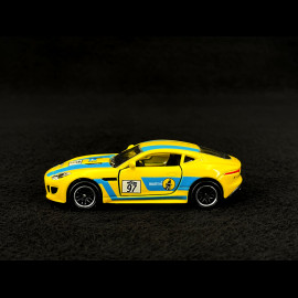 Jaguar F-Type Bilstein n° 97 Racing Sports Premium Showbox Gelb / Blau 1/59 Majorette 212052793STB