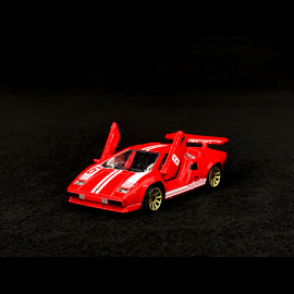 Lamborghini Countach LP400 n° 6 Racing Sports Premium Showbox Red / White 1/59 Majorette 212052793STB