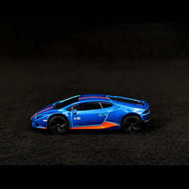 Lamborghini Huracan LP 610 Racing Sports Premium Showbox Blau / Orange 1/59 Majorette 212052793STB