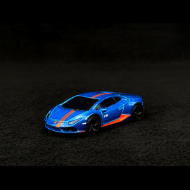 Lamborghini Huracan LP 610 Racing Sports Premium Showbox Blau / Orange 1/59 Majorette 212052793STB