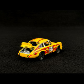 Porsche 911 Carrera RS 2.7 N° 139 Racing Sports Premium Showbox Yellow / Red 1/59 Majorette 212052793STB