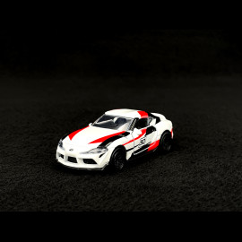 Toyota GR Supra n° 90 Racing Sports Premium Showbox Weiß / Schwarz / Rot 1/59 Majorette 212052793STB