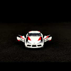 Toyota GR Supra n° 90 Racing Sports Premium Showbox Weiß / Schwarz / Rot 1/59 Majorette 212052793STB