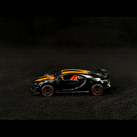 Bugatti Chiron Pur Sport Racing Sports Premium Showbox Black / Orange 1/59 Majorette 212052793STB