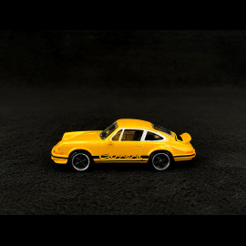 Porsche 911 Carrera RS 2.7 Racing Sports Premium Showbox Gelb / Schwarz 1/59 Majorette 212052793STB