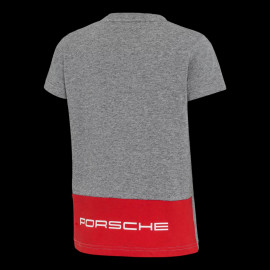 Kids Porsche T-Shirt Ecusson Grey Melange WAP206RESS