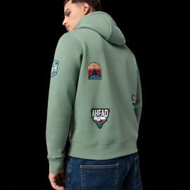 Porsche Sweatshirt AHEAD Green Hoodie WAP306SAHD - unisex