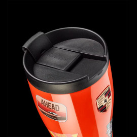 Thermos Mug Porsche AHEAD Crest Isothermal Orange WAP0501700SAHD