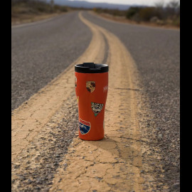 Thermos Mug Porsche AHEAD Crest Isothermal Orange WAP0501700SAHD