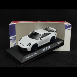 Porsche 911 GT3 Type 992 RHD 2021 GB Collector's Edition Carraraweiß 1/43 Minichamps WAP0202720RGT3