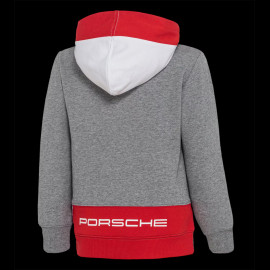 Kids Porsche Sweatshirt Crest Gray Melange WAP205RESS