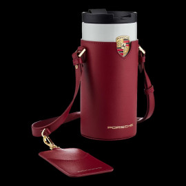 Porsche shoulder bag cupholder Leather Carmine Red WAP0350030SCHB