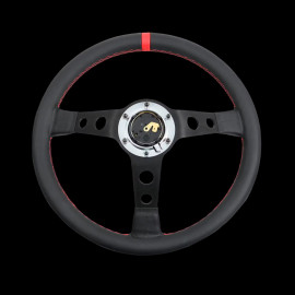 Porsche Steering Wheel Classic Performance 3-spoke Black / Red PCG34708420