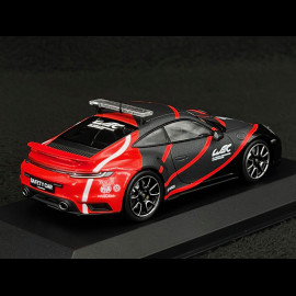 Porsche 911 Turbo S Type 992 WEC Safety Car 2024 Black / Red 1/43 Minichamps WAP0200600SSFC