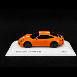 Porsche 991 Carrera S Grand Prix Tennis Stuttgart 2016 orange 1/43 Spark WAX02020026