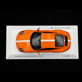 Porsche 991 Carrera S Grand Prix Tennis Stuttgart 2016 orange 1/43 Spark WAX02020026