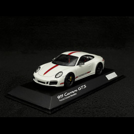 Porsche 911 Carrera GTS type 991 Mk II crayon grey / red stripes 1/43 Spark WAX02020055