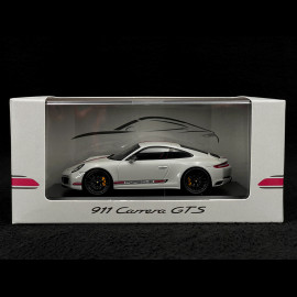 Porsche 911 Carrera GTS type 991 Mk II crayon grey / red stripes 1/43 Spark WAX02020055