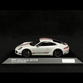 Porsche 911 Carrera GTS type 991 Mk II crayon grey / red stripes 1/43 Spark WAX02020055