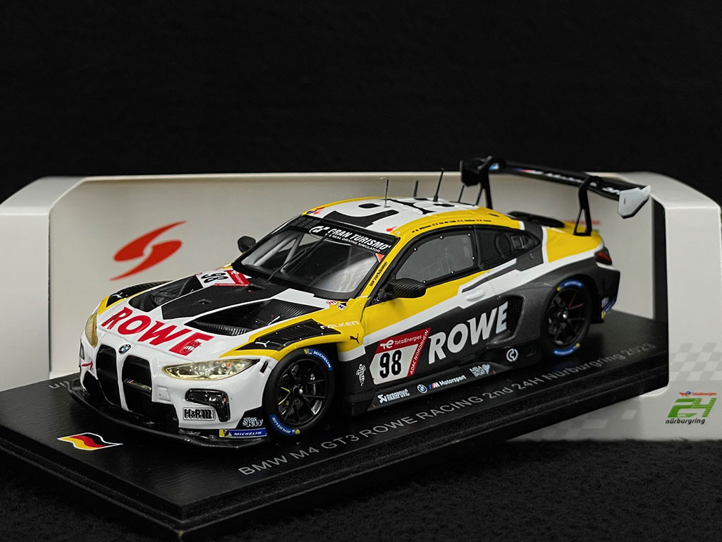 BMW M4 GT3 n° 98 2. 24h Nürburgring 2023 1/43 Spark SG897 - Elfershop