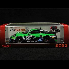 Porsche 911 GT3 R Type 992 n° 54 24h Spa 2023 1/43 Spark SB707