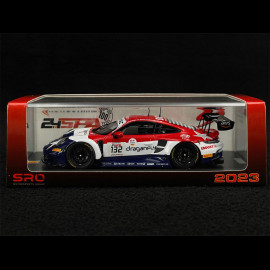 Porsche 911 GT3 R Type 992 n° 132 24h Spa 2023 1/43 Spark SB744