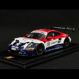 Porsche 911 GT3 R Type 992 n° 132 24h Spa 2023 1/43 Spark SB744