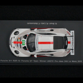 Porsche 911 RSR-19 Type 991 n° 91 Sieger 24h Le Mans 2022 1/64 Spark Y273