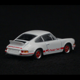 Porsche 911 Carrera RS 2.7 1973 Grand Prix White / Red Stripes 1/64 Mini GT MGT00612-L