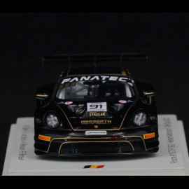 Porsche 911 GT3 R Type 992 n° 91 24h Spa 2023 1/43 Spark SB715