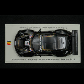 Porsche 911 GT3 R Type 992 n° 91 24h Spa 2023 1/43 Spark SB715