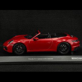 Porsche 911 Carrera 4 GTS Cabriolet Type 992 2020 Carmine Red 1/18 Minichamps 155063032