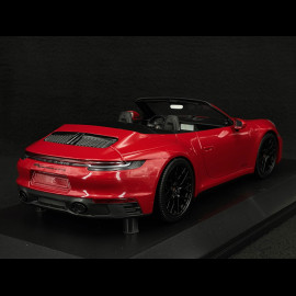 Porsche 911 Carrera 4 GTS Cabriolet Type 992 2020 Carmine Red 1/18 Minichamps 155063032