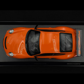 Porsche 911 GT3 RS Type 997 2007 Lava Orange 1/18 Minichamps 155062122