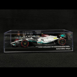 Lewis Hamilton Mercedes-AMG W13 n° 63 2. GP Hungarn 2022 F1 1/43 Minichamps 417221344