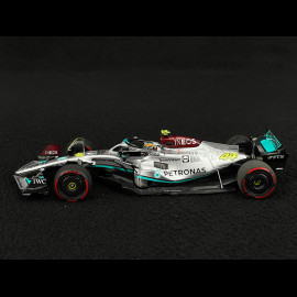 Lewis Hamilton Mercedes-AMG W13 n° 63 2. GP Hungarn 2022 F1 1/43 Minichamps 417221344