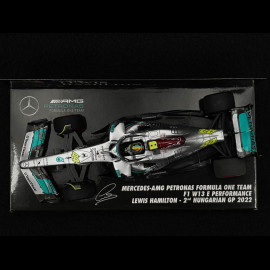 Lewis Hamilton Mercedes-AMG W13 n° 63 2. GP Hungarn 2022 F1 1/43 Minichamps 417221344