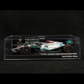 George Russell Mercedes-AMG W13 n° 63 Pole Position GP Hongrie 2022 F1 1/43 Minichamps 417223163