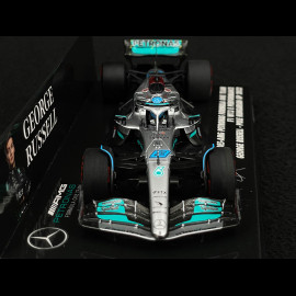 George Russell Mercedes-AMG W13 n° 63 Pole Position GP Hongrie 2022 F1 1/43 Minichamps 417223163