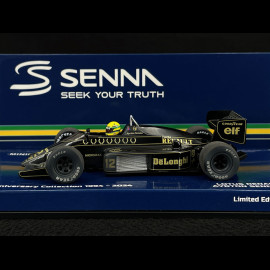 Ayrton Senna Lotus Renault 98T n° 12 Season 1986 F1 1/43 Minichamps 540863312