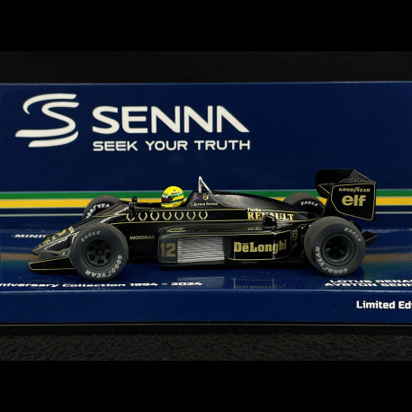 Ayrton Senna Lotus Renault 98T n° 12 Season 1986 F1 1/43 