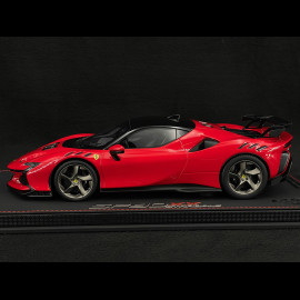 Ferrari SF90 XX Stradale 2024 Red Rosso Corsa 1/18 BBR Models P18237C