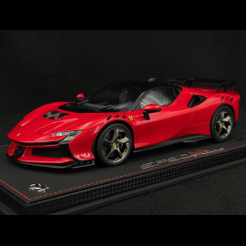 Ferrari SF90 XX Stradale 2024 Red Rosso Corsa 1/18 BBR Models P18237C