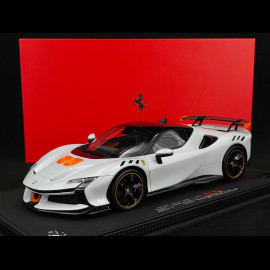 Ferrari SF90 XX Stradale 2024 Arctic White 1/18 BBR Models P18237A