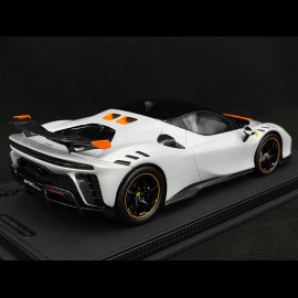 Ferrari SF90 XX Stradale 2024 Arctic White 1/18 BBR Models P18237A