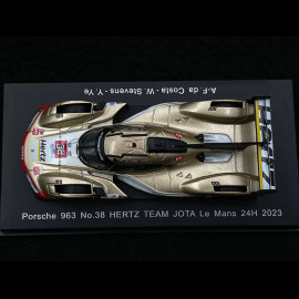 Porsche 963 n° 38 Hertz Jota 24h Le Mans 2023 1/64 Spark Y302