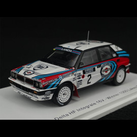 Lancia Delta HF Integrale 16V n° 2 Sieger Rallye Finland 1991 1/43 Spark S9010