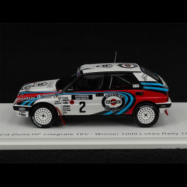 Lancia Delta HF Integrale 16V n° 2 Sieger Rallye Finland 1991 1/43 Spark S9010