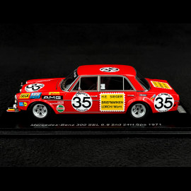 Mercedes-AMG 300 SEL 6.8 n° 35 2. 24h Spa 1971 1/43 Spark 100SPA08