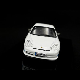 Porsche 911 GT3 RS type 996 2004 Carrara White Blue stripes 1/43 Autoart 60471